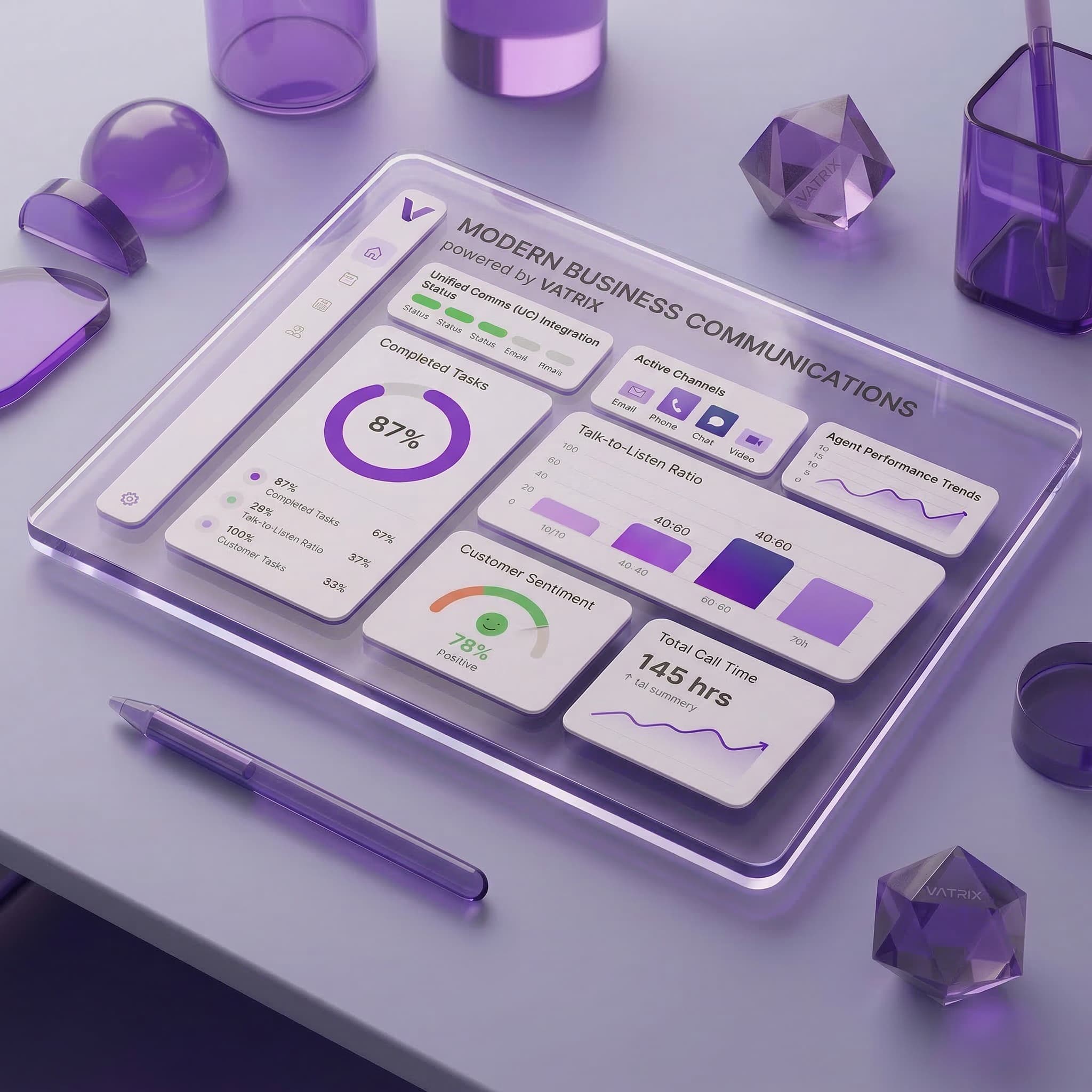 Cloud business phone system interface preview